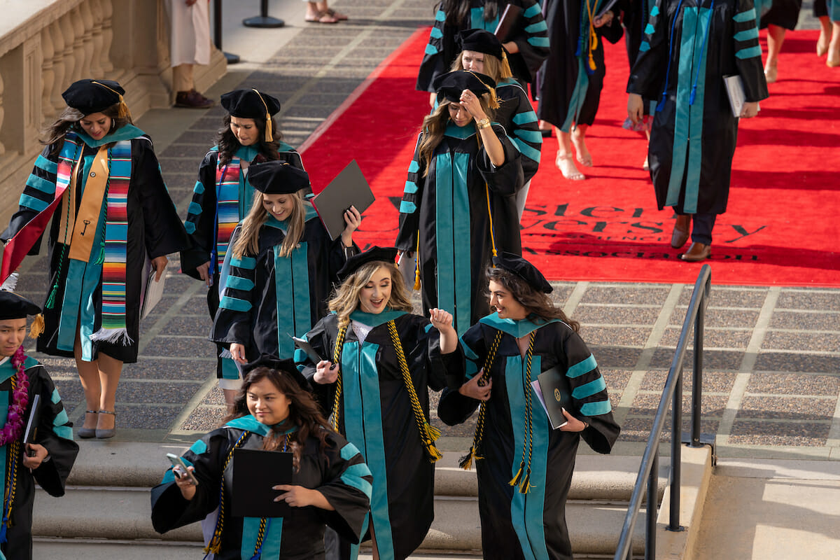 College of Graduate Nursing and College of Optometry Commencement. Photographed at the Pasadena Civic Auditorium and Sheraton on Thursday, May 19, 2022.