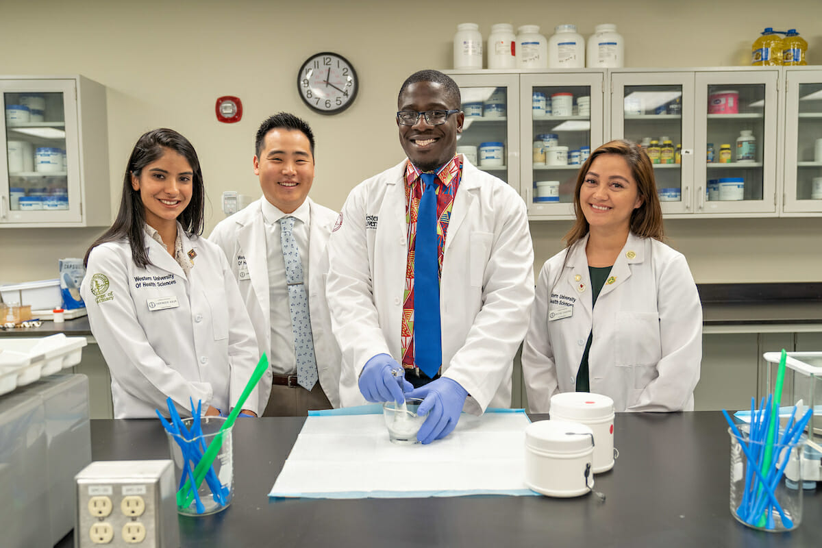 Dr. Emmanuelle Schwartzman teaches a Communication Skills class to international students in the College of Pharmacy Wednesday, July 7, 2021.