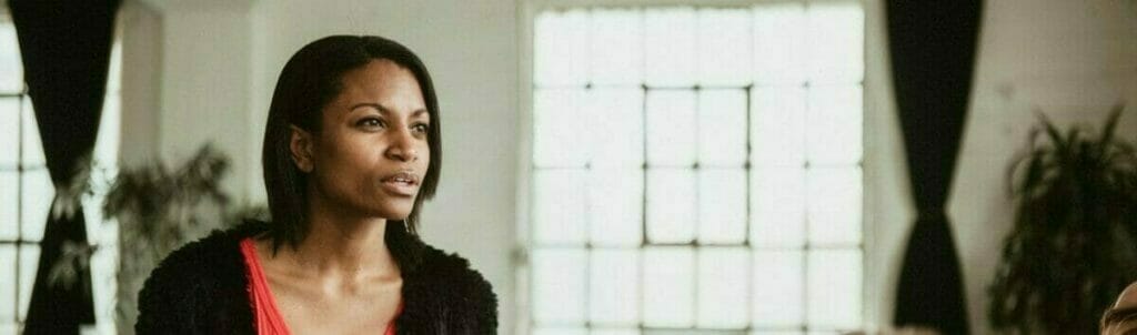 Black woman speaking