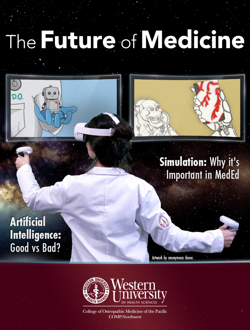 The future of medicine poster.