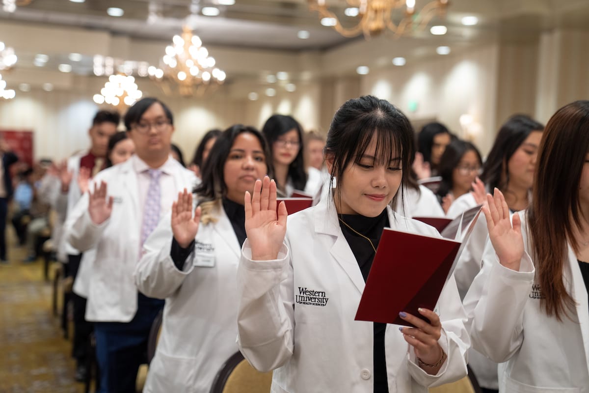 The College of Pharmacy held its White Coat Ceremony for the Class of 2026A Saturday, Aug. 12, 2023 at the Sheraton Fairplex Hotel.