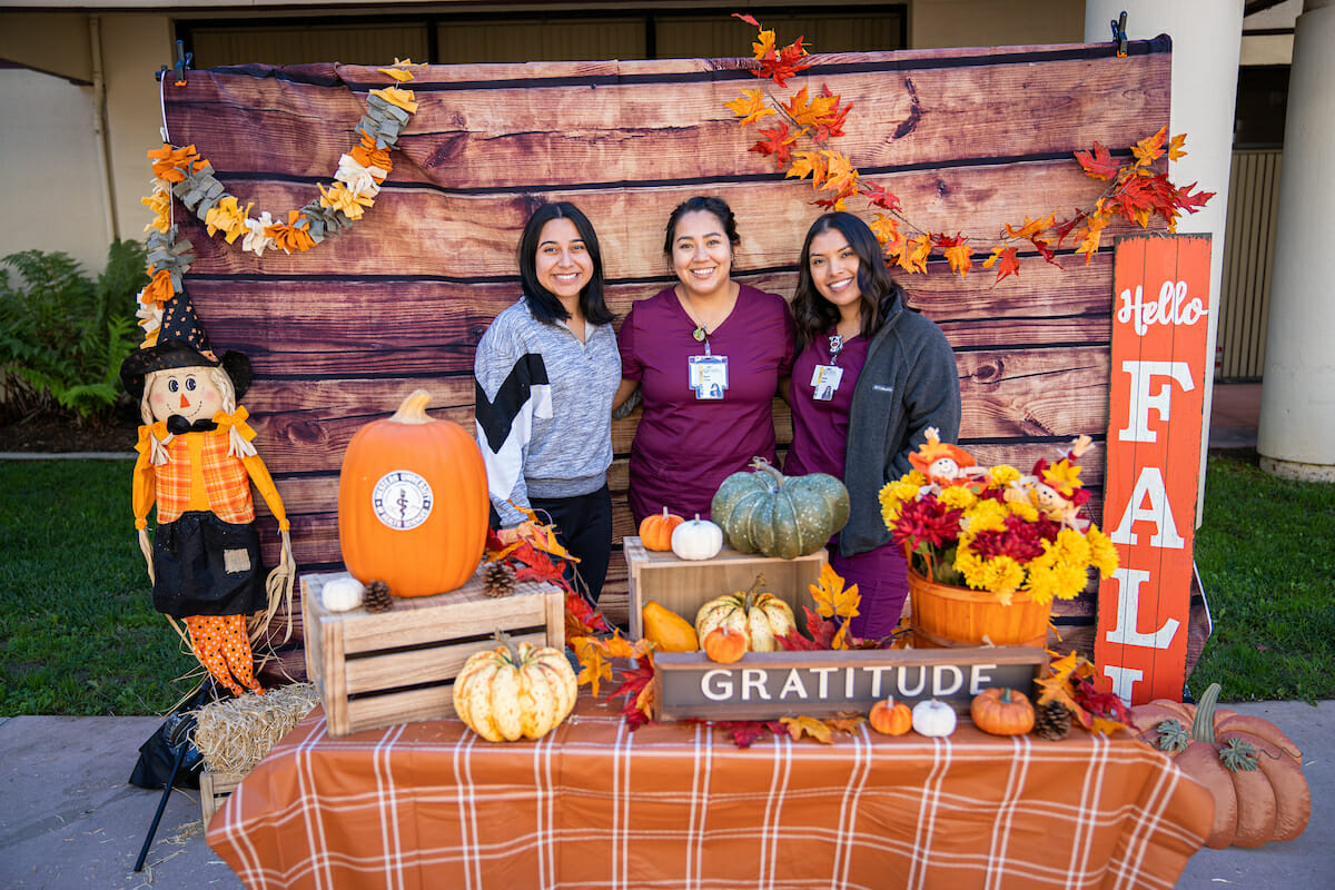 Image of participants at the October 2022 Fall Festival on the Pomona campus