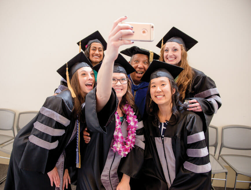 Student Selfie Social Media